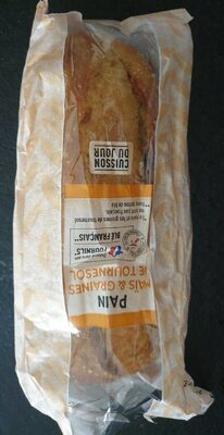 Pain au mais et graines de tournesol