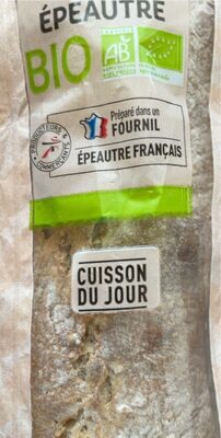 Pain épeautre bio front packaging