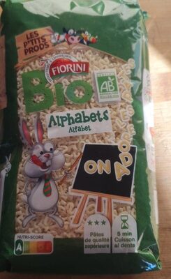 Pates alphabet p'tits prods bio 500g