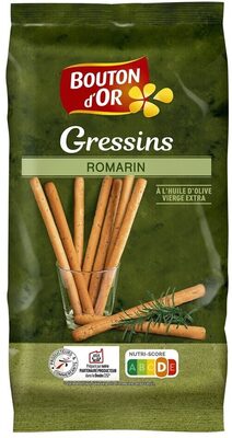 Gressins à l'huile d'olive vierge extra et au romarin