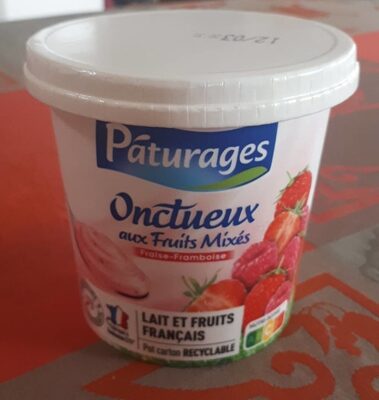 Onctueux aux fruits mixés Fraise-Framboise