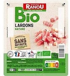 LARDONS NATURE BIO CSN 2x75g front packaging