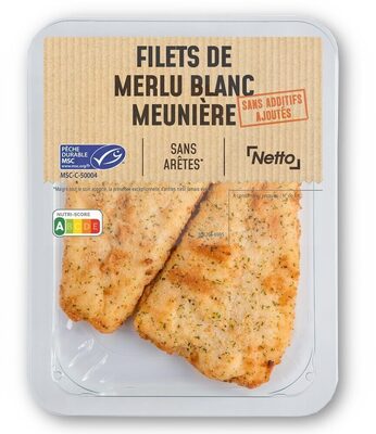 Filets de merlu blanc meuniere msc 220g