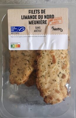 Filets de limande du Nord meunière
