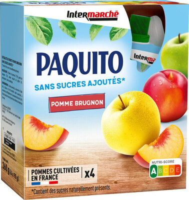 Gourdes compote pomme brugnon front packaging