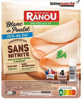 Blanc de poulet csn sa sogm 2t 80g front packaging