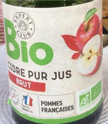 Cidre pur jus brut bio