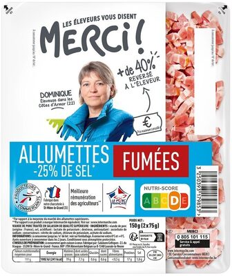 Allumettes fumees sup tsr 2x75g