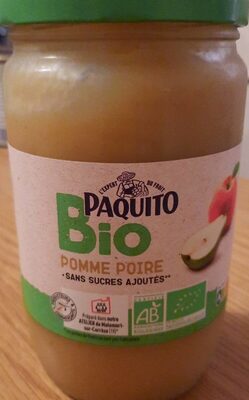 Bocal compote pommes poire BIO SSA
