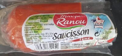 Saucisson fumé front packaging