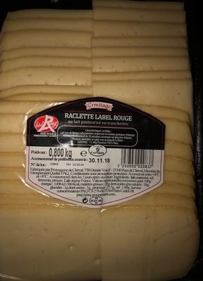 Raclette label rouge front packaging