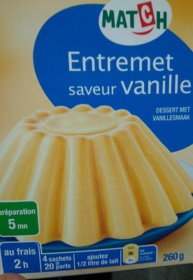 Entremet saveur vanille