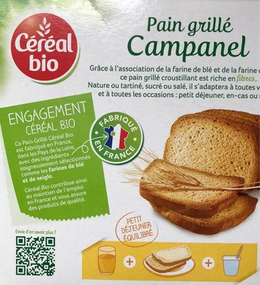 Pain grillé campanel