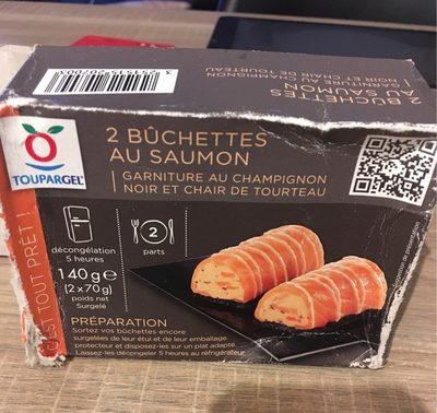 2 buchettes au saumon