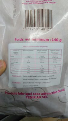 12 Craquelins gourmands