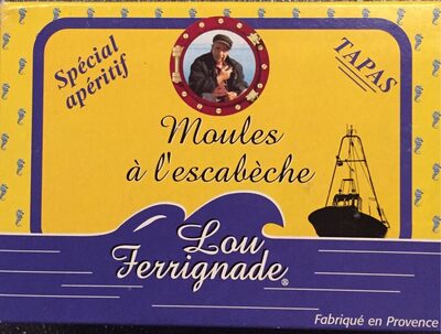 Moules à l'escabèche front packaging