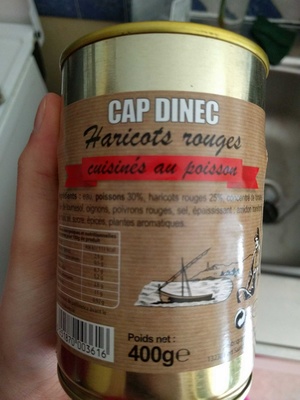 Haricots rouges cuisinés au poisson