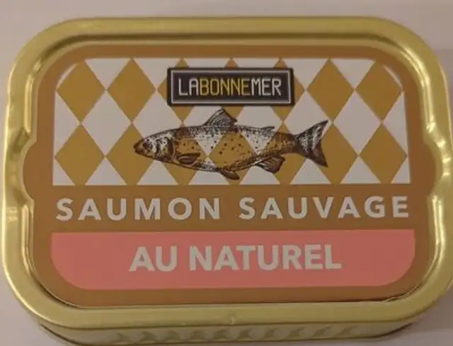 Saumon Sauvage À L‘Eau De Source front packaging