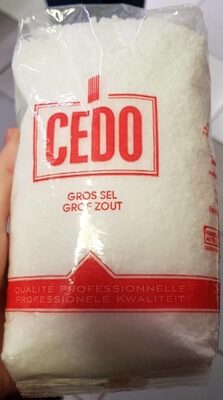 Gros Sel Cedo, Sachet front packaging