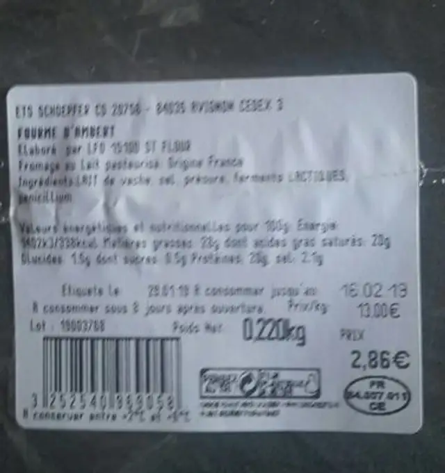 Fourme d'Ambert