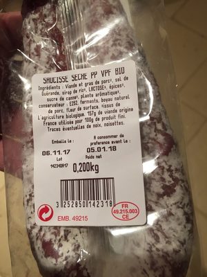 Saucisse Seche