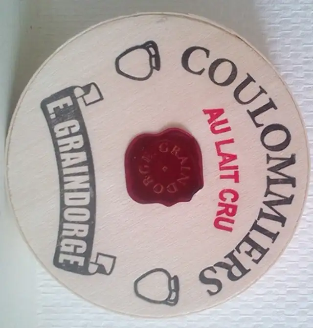 Coulommiers au Lait Cru (23 % MG) front packaging