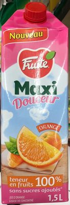 Maxi Douceur Orange front packaging