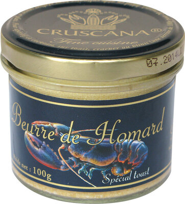 Hummerbutter  BEURRE DE HOMARD CRUSCANA front packaging
