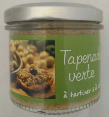 Tapenade verte front packaging