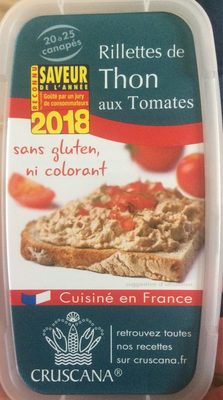 Rillettes de Thon aux Tomates front packaging