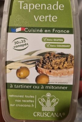 Tapenade verte front packaging