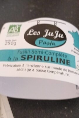 Fusilli semi complète à la spiruline