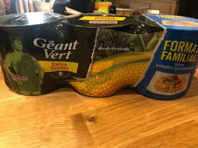 Mais ultra tendre Geant Vert Boite 1/2 front packaging