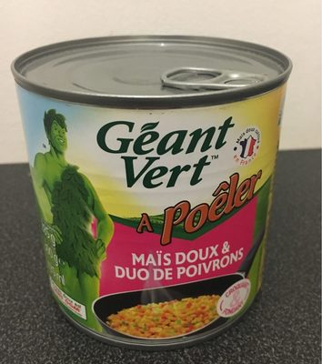 Mais doux  &  poivrons à poêler