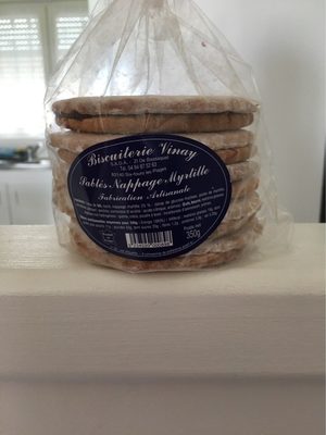 Sablés nappage Myrtille