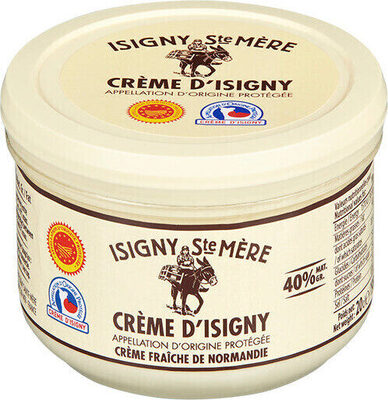 Crème d’Isigny front packaging