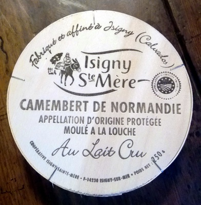 Camembert de Normandie AOP (22% MG) au lait cru