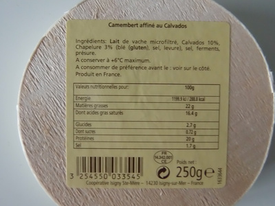Camembert au Calvados