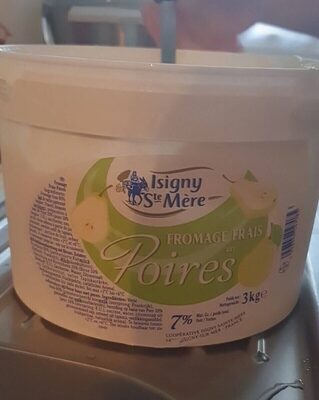 Fromage frais aux poires