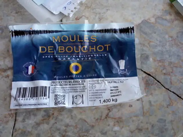 Moules de bouchot nutrition facts table