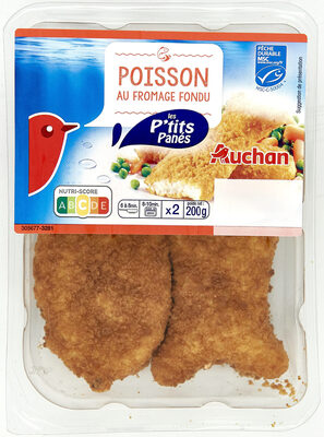 Poisson pané au fromage fondu