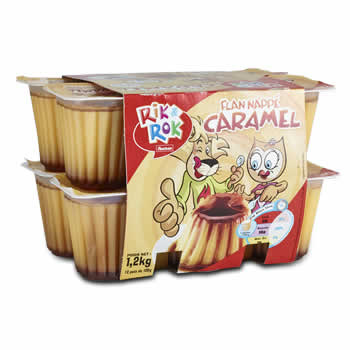Rik&Rok Flans nappés au Caramel front packaging
