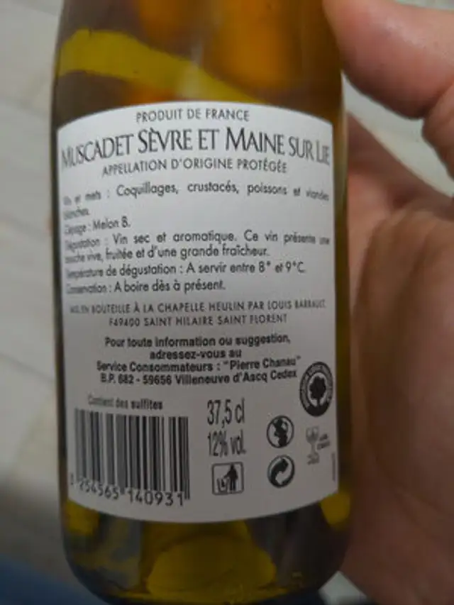 Unknown ingredients label