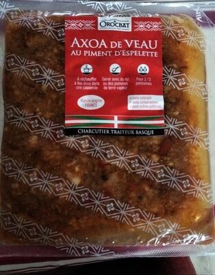 Axoa de veau au piment d'Espelette
