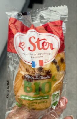 Madeleine Pépites de Chocolat Bio