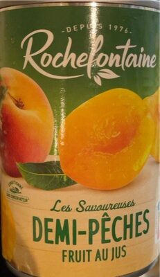 Demi pêche fruit au sirop