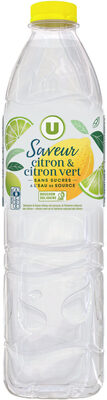 Boisson à base d'eau de source arômatisée citron-citron vert sans sucre 1,5L
