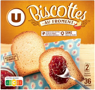 Biscottes au froment x36, 300g