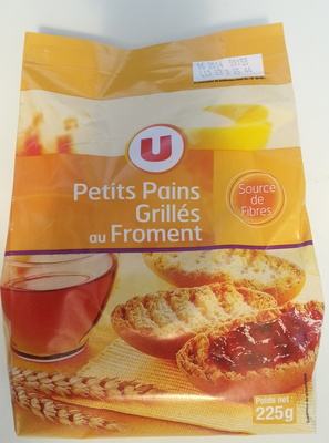 Petits pains grillés au froment 225g