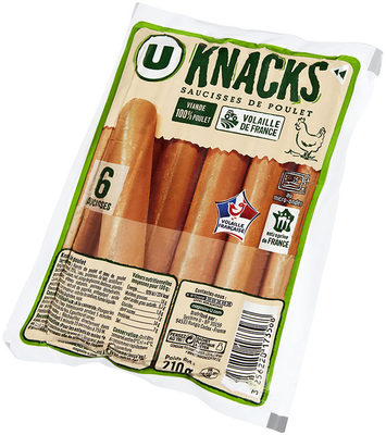 Knacks de poulet fumés au bois de hêtre